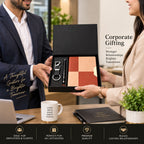 Premium 3-Piece Corporate Gift Set with Notebook, Pen & Keychain