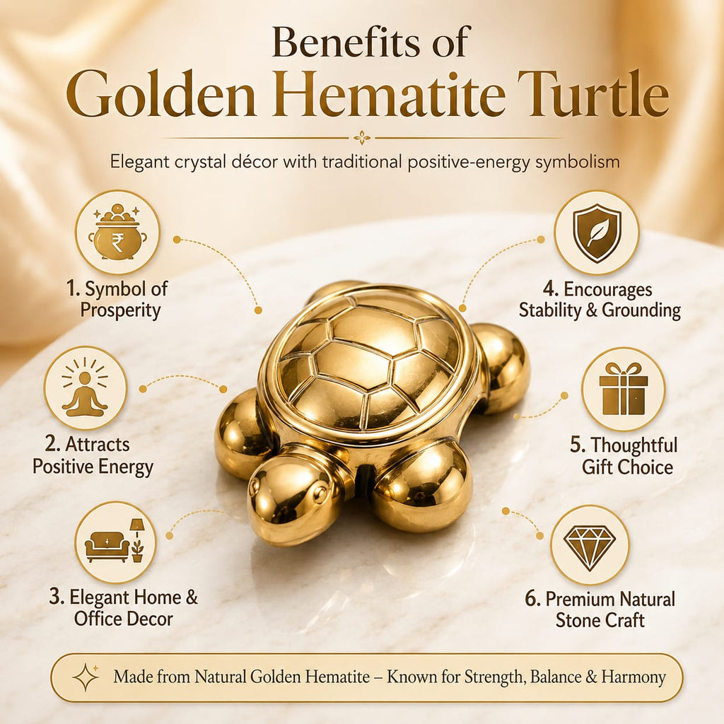 Natural Golden Hematite Tortoise