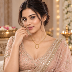 Classic Oval Link Gold Necklace for women