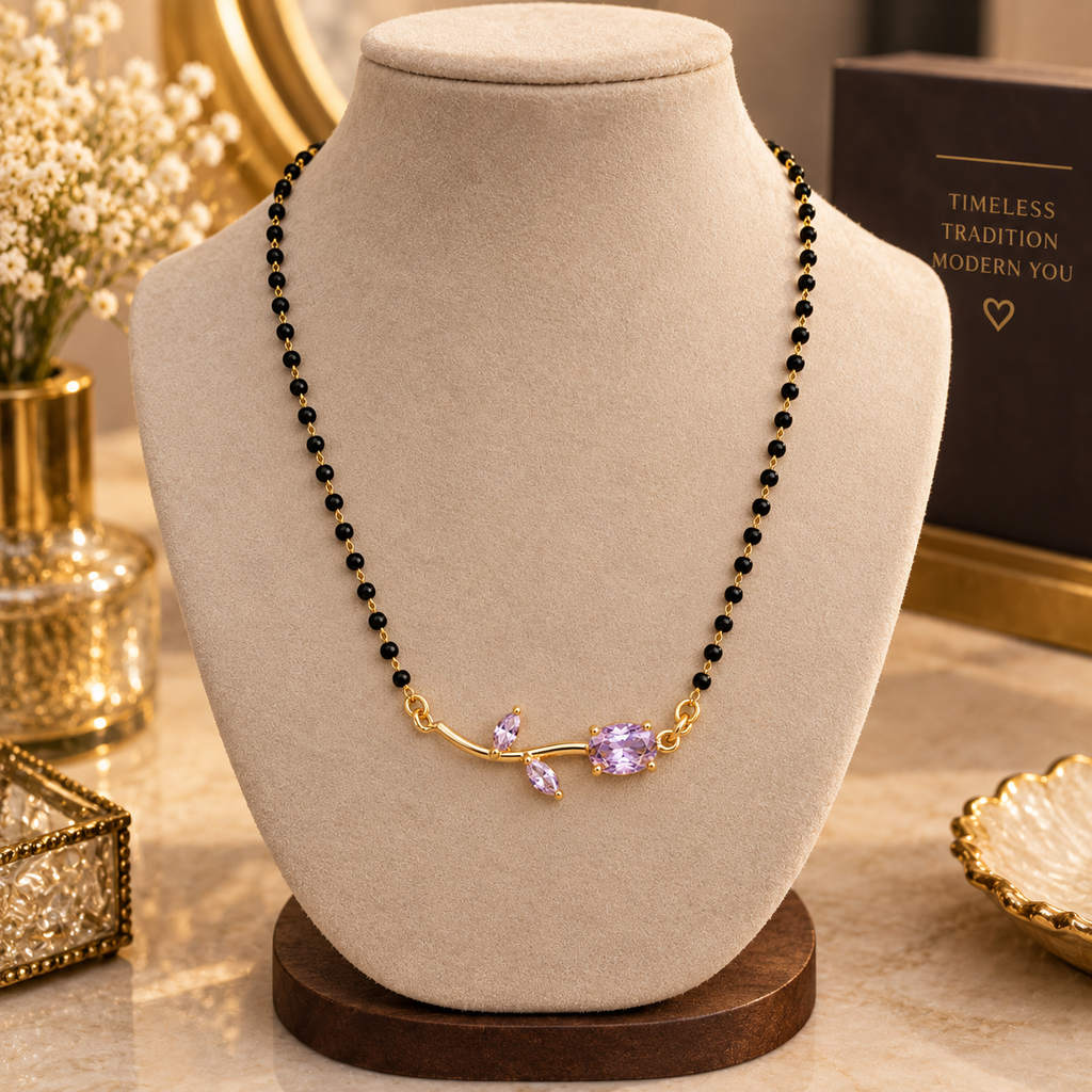 Premium Floral Mangalsutra