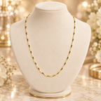 legant Gold-Plated Minimalist Chain Necklace for Women | Lightweight Daily Wear Jewelry