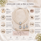 Luxury Pearl Necklace & Earrings Set