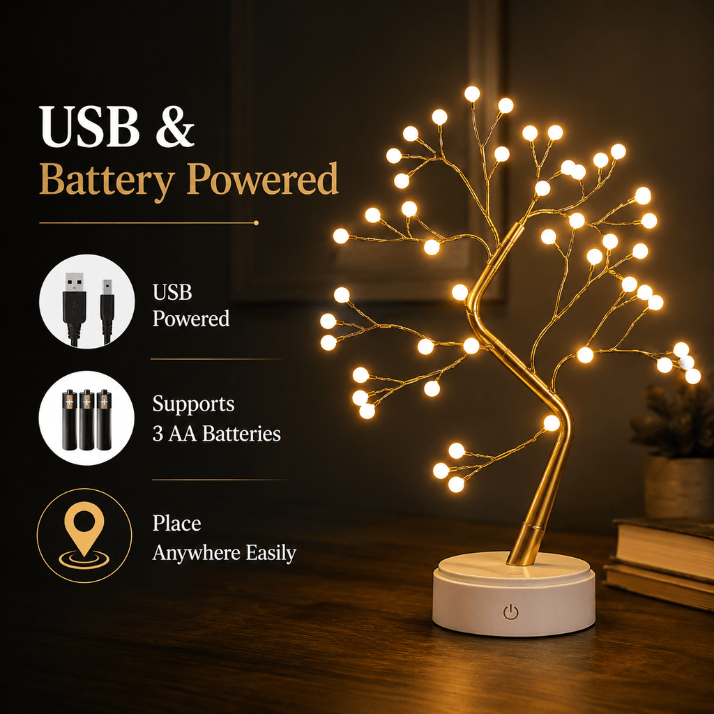 Bonsai Pearl Tree LED 5 W Decorative Lamp - ANS Billion
