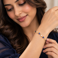 Elegant Gold-Plated Adjustable Bracelet for Women