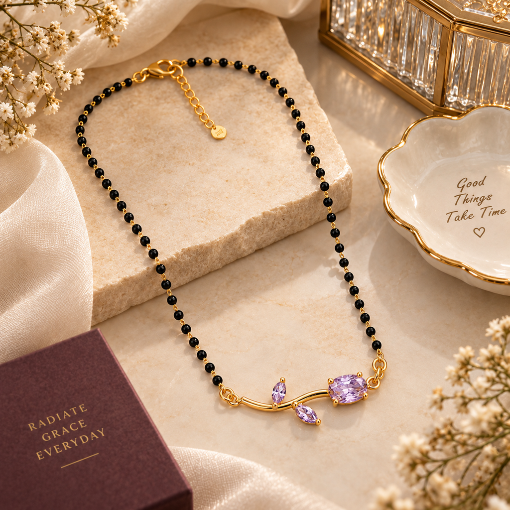 Premium Floral Mangalsutra