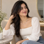 Silver Disc Sparkle Charm Necklace for women