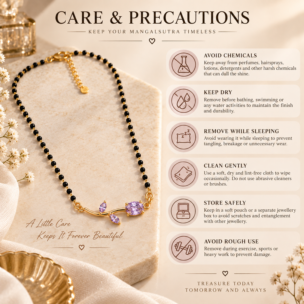 Premium Floral Mangalsutra