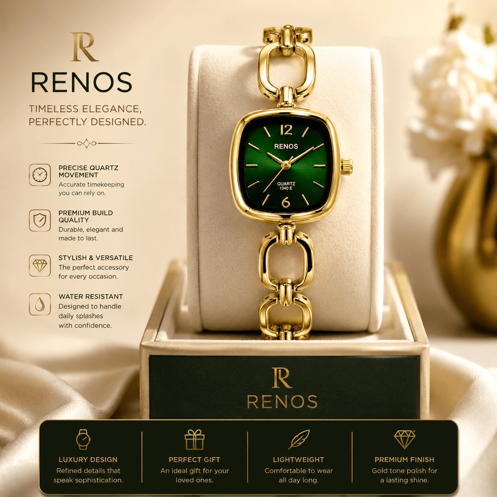 Elegant Emerald Green Sunray Dial watch - ANS Billion