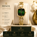 Elegant Emerald Green Sunray Dial watch - ANS Billion