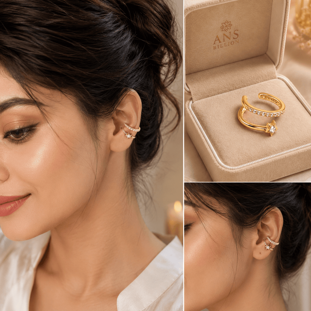 Elegant Star Ear Cuff Earring - ANS Billion