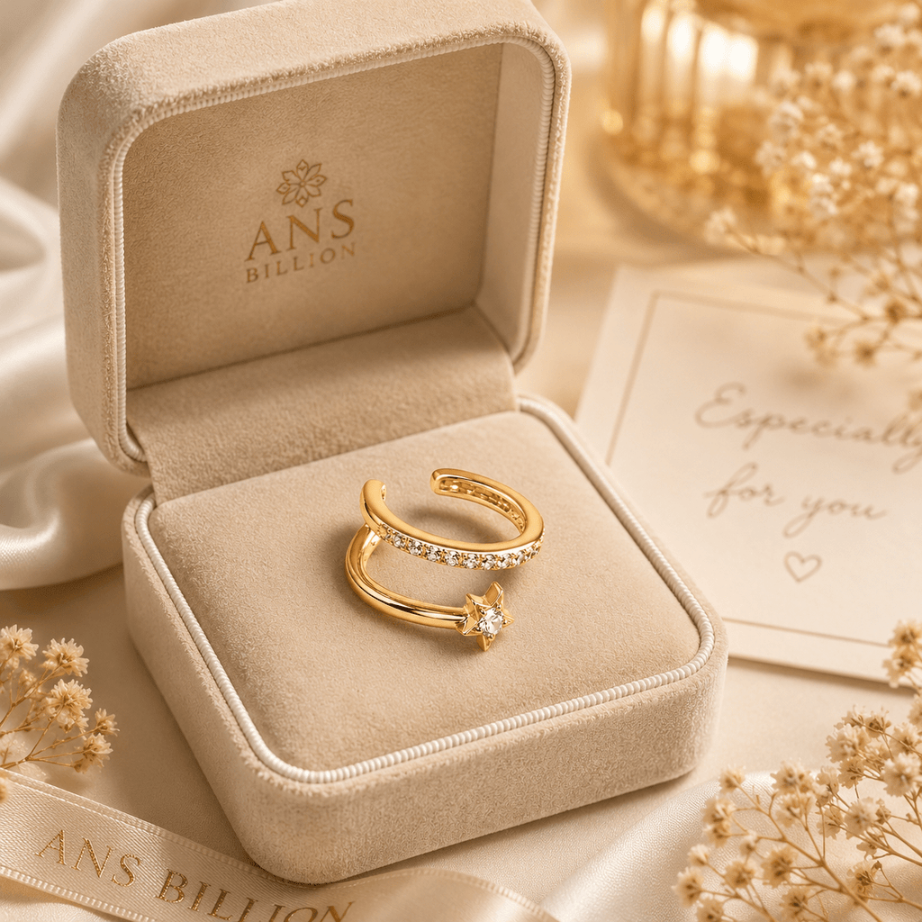 Elegant Star Ear Cuff Earring - ANS Billion