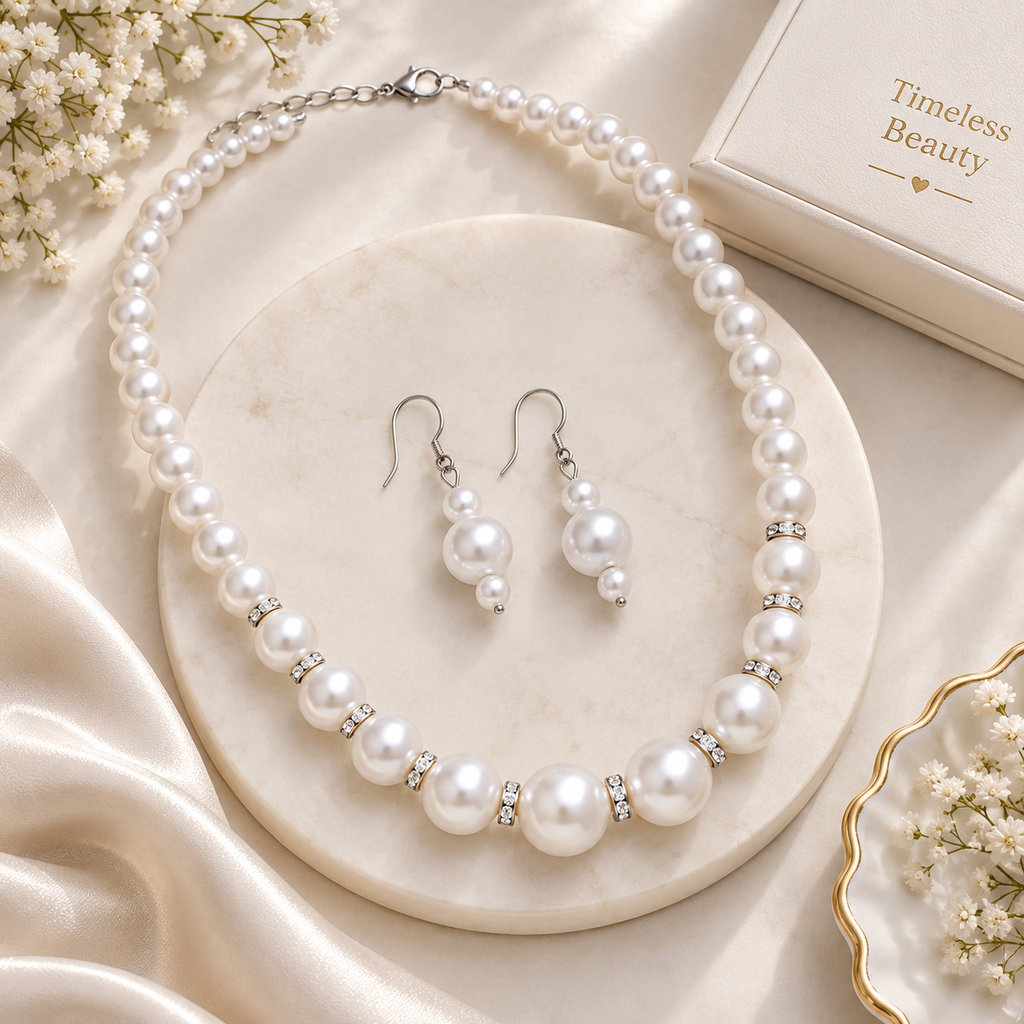 Pearl Jewelry Set