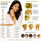 Gold Plated Coil Watch - ANS Billion