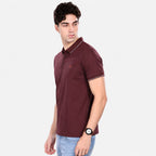 Imported HD Pique Lycra Fabric | Half Sleeve Collar T-Shirt | Regular Fit | GSM 220 | Casual & Daily Wear - ANS Billion
