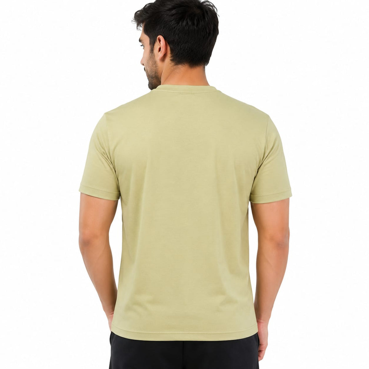 MENOLOGY Men's Round Neck Half Sleeve Graphic T-Shirt | HOLISTIC Collection | Imported Canvas Fabric | Regular Fit - ANS Billion