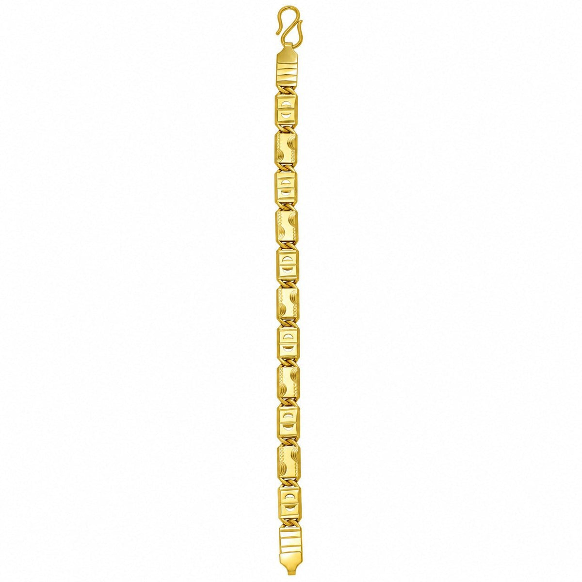 Men’s Gold-Tone Designer Link Bracelet for Men - ANS Billion