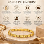 Men’s Gold-Tone Designer Link Bracelet for Men - ANS Billion