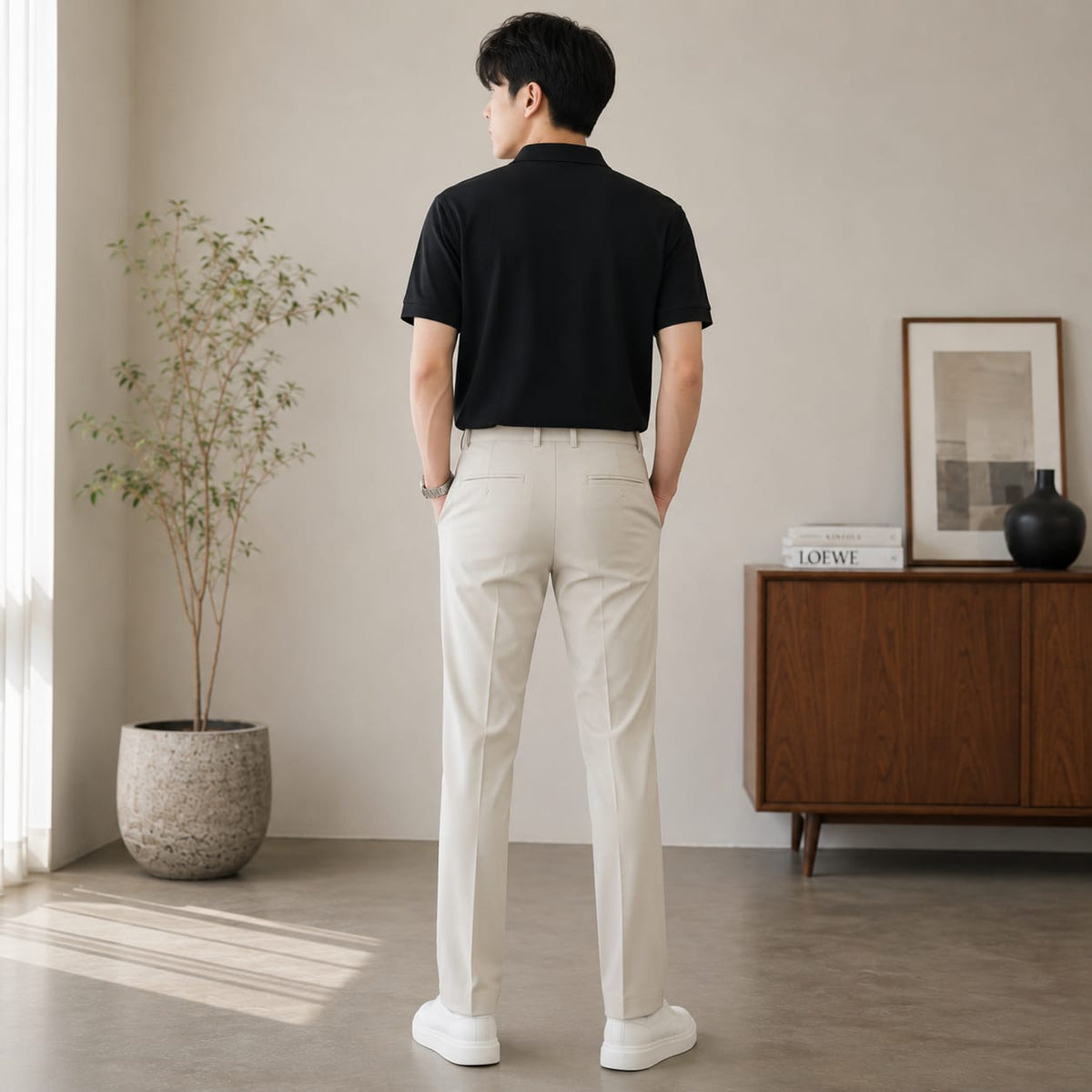 Men's Korean Style Formal Trouser - ANS Billion
