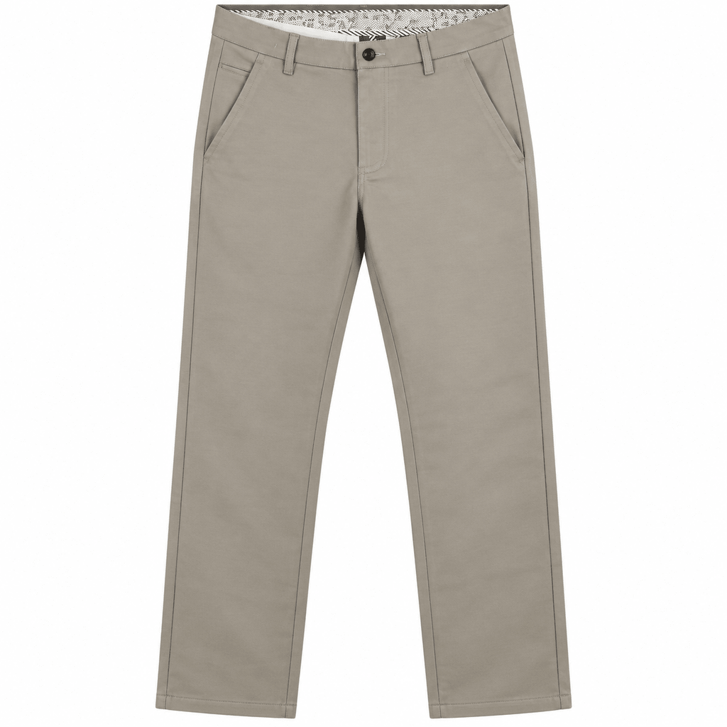 Men’s Slim-Fit Beige Formal Trousers - ANS Billion
