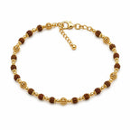 Rudra Royale Gold Bracelet For Men - ANS Billion